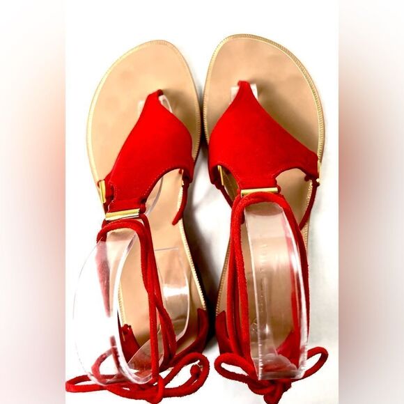 Trina Turk Bayley Suede Sandals - Picture 8 of 10